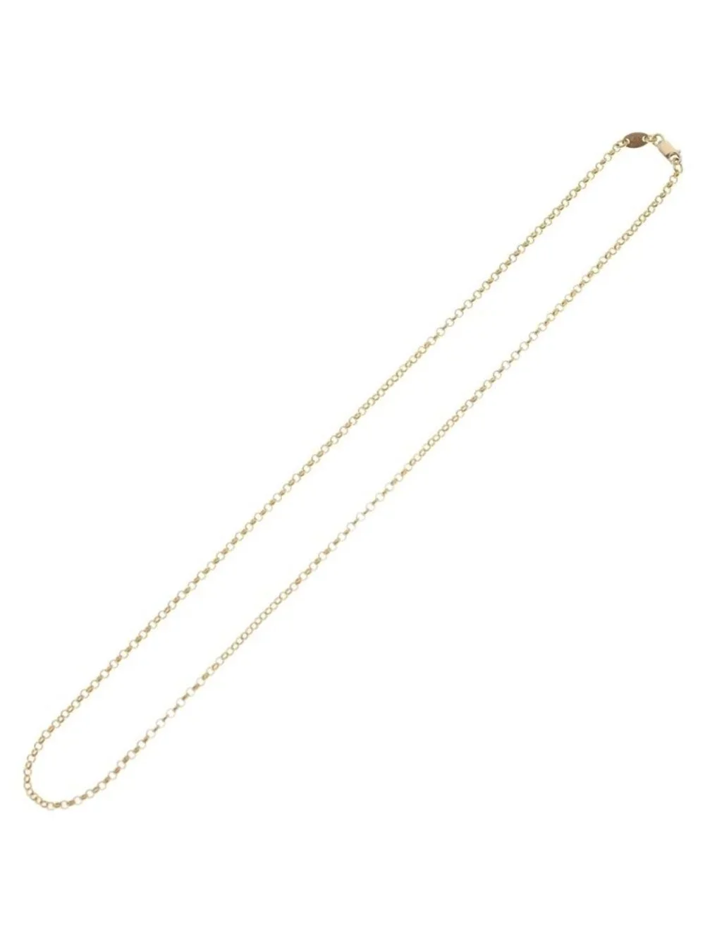 Chrome Hearts 22k Neckchain Roll Chain Necklace Gold